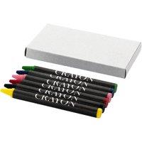 Bullet 6 Piece Crayon Set in Grey