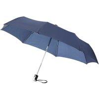 Bullet 21.5in Alex 3-Section Auto Open & Close Umbrella in Navy
