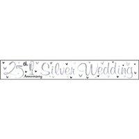 Spot on Gifts Simon Elvin Foil Banners in Silver