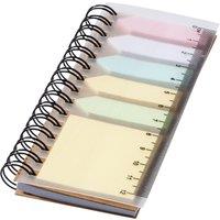 Bullet Spiral Bound Sticky Note Book in Natural