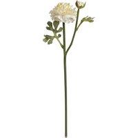 Hill Interiors Artificial Ranunculus Spray in Green