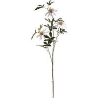 Hill Interiors Artificial Passion Flower Spray in White