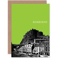 Wee Blue Coo Grassmarket Edinburgh Scottish Green Scotland Card