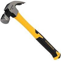 Roughneck Claw Hammer Fibreglass Shaft 567g (20oz) in Yellow