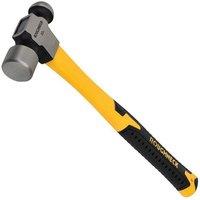 Roughneck Ball Pein Hammer Fibreglass Shaft 908g (32oz) in Yellow