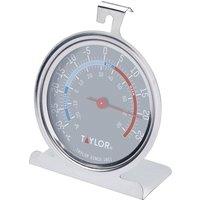 Taylor Pro Stainless Steel Freezer & Fridge Temperature Thermometer in Silver