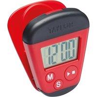Taylor Pro Kitchen Clip Digital Timer in Red