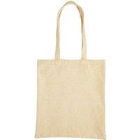 Natural Elements Reusable Shopping Bag, Foldable Vegan Tote, 41 x 37cm in Brown | Size: 41 x 37 cm