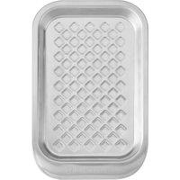 MasterClass Aluminium Baking Tray, Rectangular Oven Tray, 24 x 15cm in Silver | Size: 24 x 15 cm