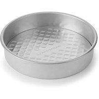 MasterClass Aluminium Loose Base Sandwich Pan, Round Baking Tin for Cakes, 20cm in Silver