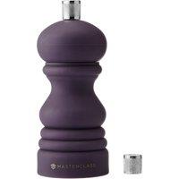 MasterClass Salt & Pepper Mill, 12cm Purple Manual Grinder