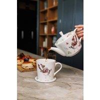 Mikasa TipperleyHill Robin Fine China Teapot 650ml in White