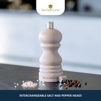 MasterClass Salt or Pepper Mill, 12cm, Latte in Cream