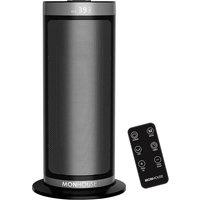 MONHOUSE 2000W Energy Efficient Electric PTC Portable Heater 12H Timer - 40cm in Black