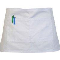 Absolute Apparel Workwear Waist Apron With Pocket in White