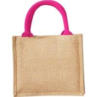 Westford Mill Jute Mini Gift Bag (6 Litres) Pack of 2 in Natural