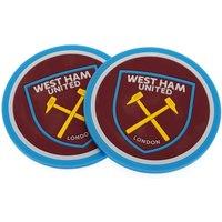West Ham United FC Coaster Set Pack of 2 in Red