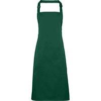 Premier Colours Bib Apron Workwear Pack of 2 in Bottle Green