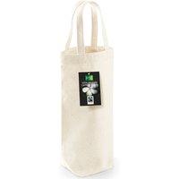 Westford Mill Cotton Bottle Bag Pack of 2 in Natural