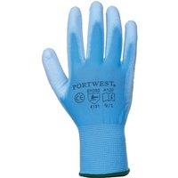 Portwest PU Palm Coated Gloves (A120) Workwear Pack of 2 in Blue | Size: Medium