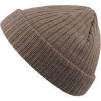 Atlantis Docker Short Beanie With Turn Up in Mid Grey