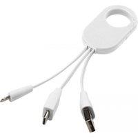 Bullet The Troop 3-in-1 Charging Cable in White