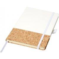 JournalBooks Evora A5 Cork Thermo PU Notebook in White