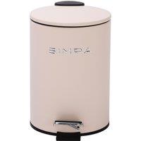 simpa 3L Slim Soft-Closing Pedal Dustbin in Cream