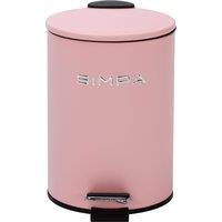 simpa 3L Slim Soft-Closing Pedal Dustbin in Pink