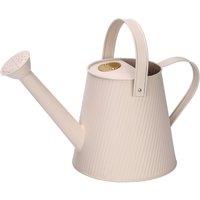 simpa 3 Litre Colour Metal Watering Can with Rose in Cream