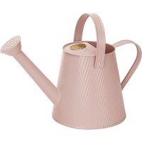 simpa 3 Litre Colour Metal Watering Can with Rose in Pink