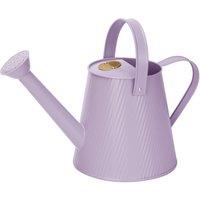 simpa 3 Litre Colour Metal Watering Can with Rose in Lilac