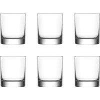Lucent Whiskey Spirit Glasses - 245ml - Set of 6 in Clear