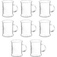 Randwyck 8 Smilla Borosilicate Glass Coffee Cups 250ml in Clear