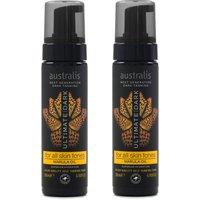 Australis Self Tanning Marula Oil Base Foam All Skin Tones - 2 x 200ml in Brown