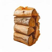 simpa Kiln Dried Birch Hardwood Firewood Logs, 40L in Light Brown