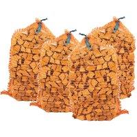 simpa Kiln Dried Kindling Wood Natural Firelighters Ready to Burn, 12kg in Light Brown