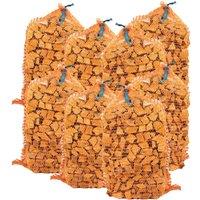 simpa Kiln Dried Kindling Wood Natural Firelighters Ready to Burn, 24kg in Light Brown