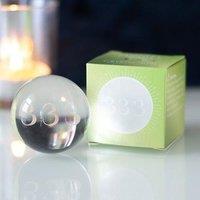 KDMD 333 Angel Number Crystal Ball in White