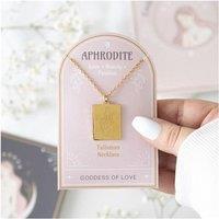 KDMD Aphrodite Goddess Talisman Necklace in Gold