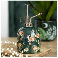 KDMD Fawn & Friends Forest Print Ceramic Plant Mister in Green