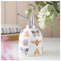KDMD Floral Bug Print Ceramic Plant Mister in White