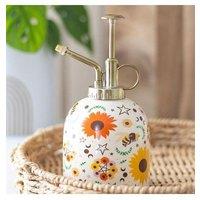 KDMD Summer Solstice Print Ceramic Plant Mister in White