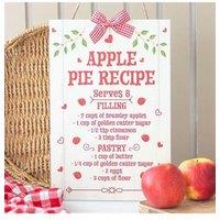 KDMD Autumn Skies & Apple Pies Hanging Sign in White