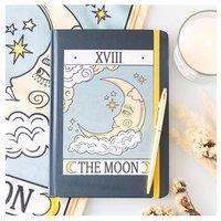 KDMD The Moon Vintage Tarot A5 Notebook in Grey