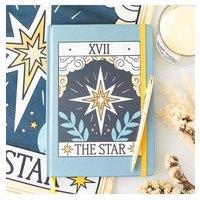KDMD The Star Vintage Tarot A5 Notebook in Pale Blue