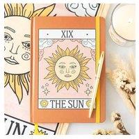 KDMD The Sun Vintage Tarot A5 Notebook in Orange