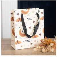 KDMD 23cm Medium Autumn Magic Gift Bag in White