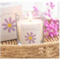 KDMD Blooming Lovely Daisy Wildflower Candle in White