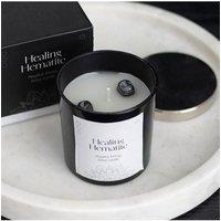 KDMD Healing Hematite Detox Candle in Black